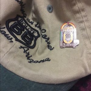 Historic Route 66 Standing On The Corner Ball Cap